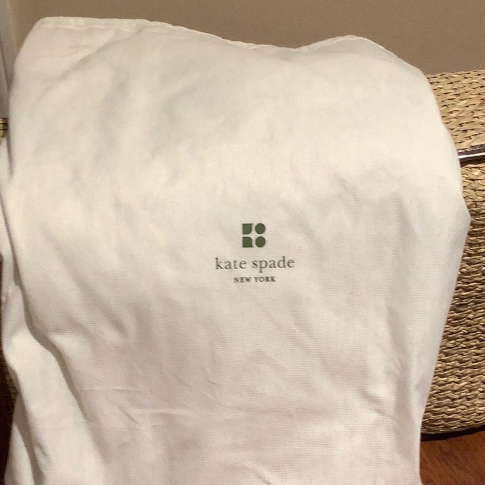 NWT Vintage Kate Spade Large Janna Wicker Tote - Picture 14 of 14